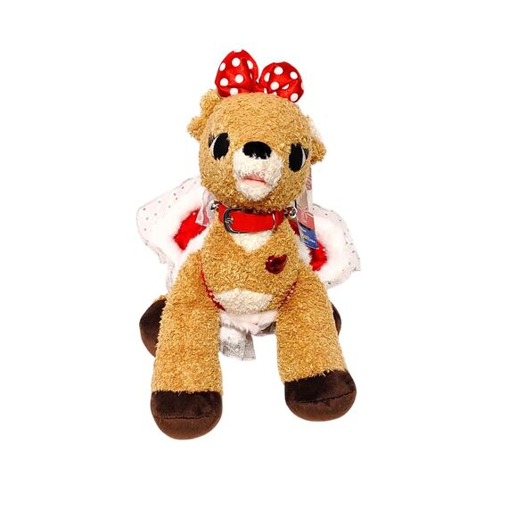Build a Bear Rudolph the Red Nosed Reindeer Clarice Holiday Stuffed Soft Toy NWT - Picture 2 of 5